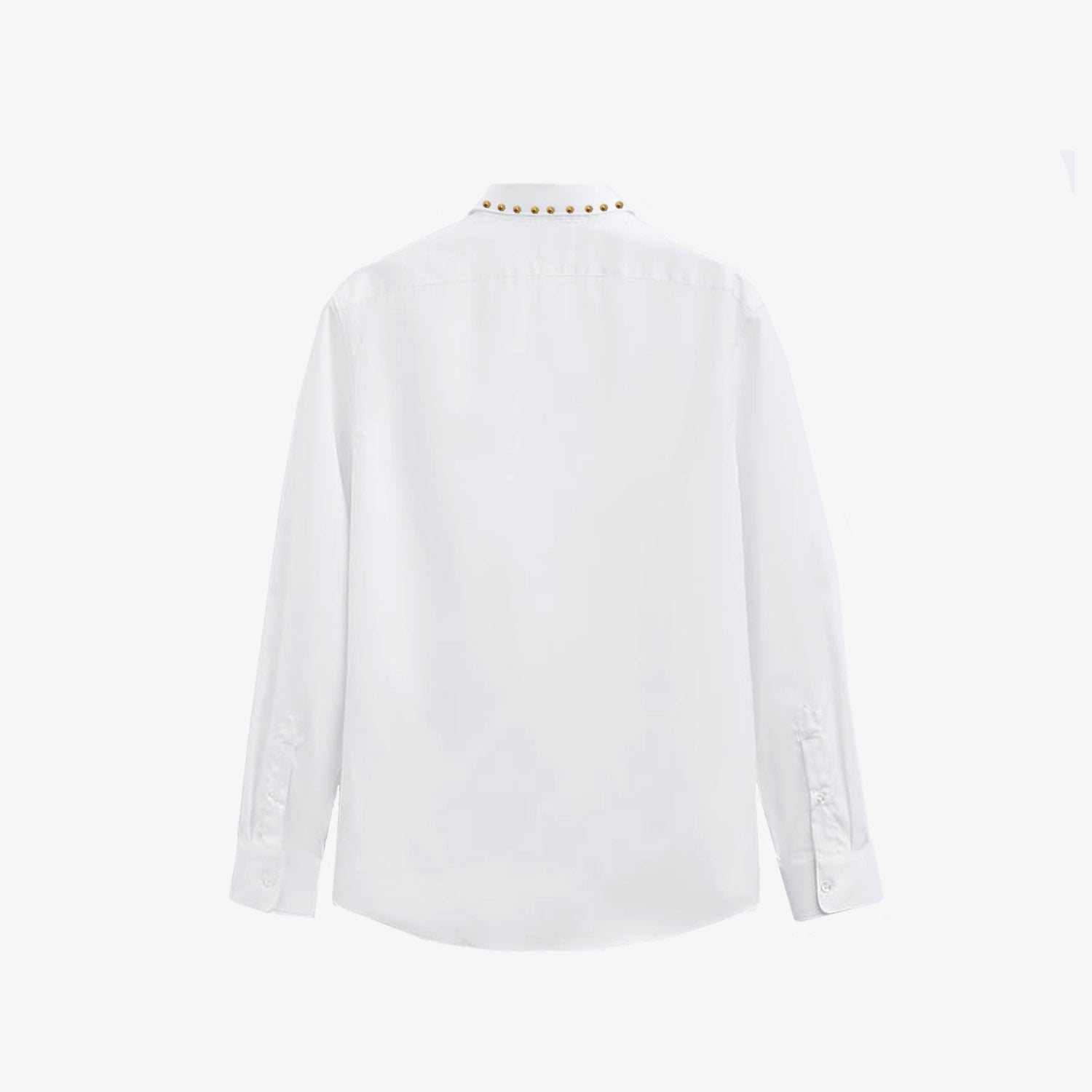 SCALA - Camicia bianca con borchie oro