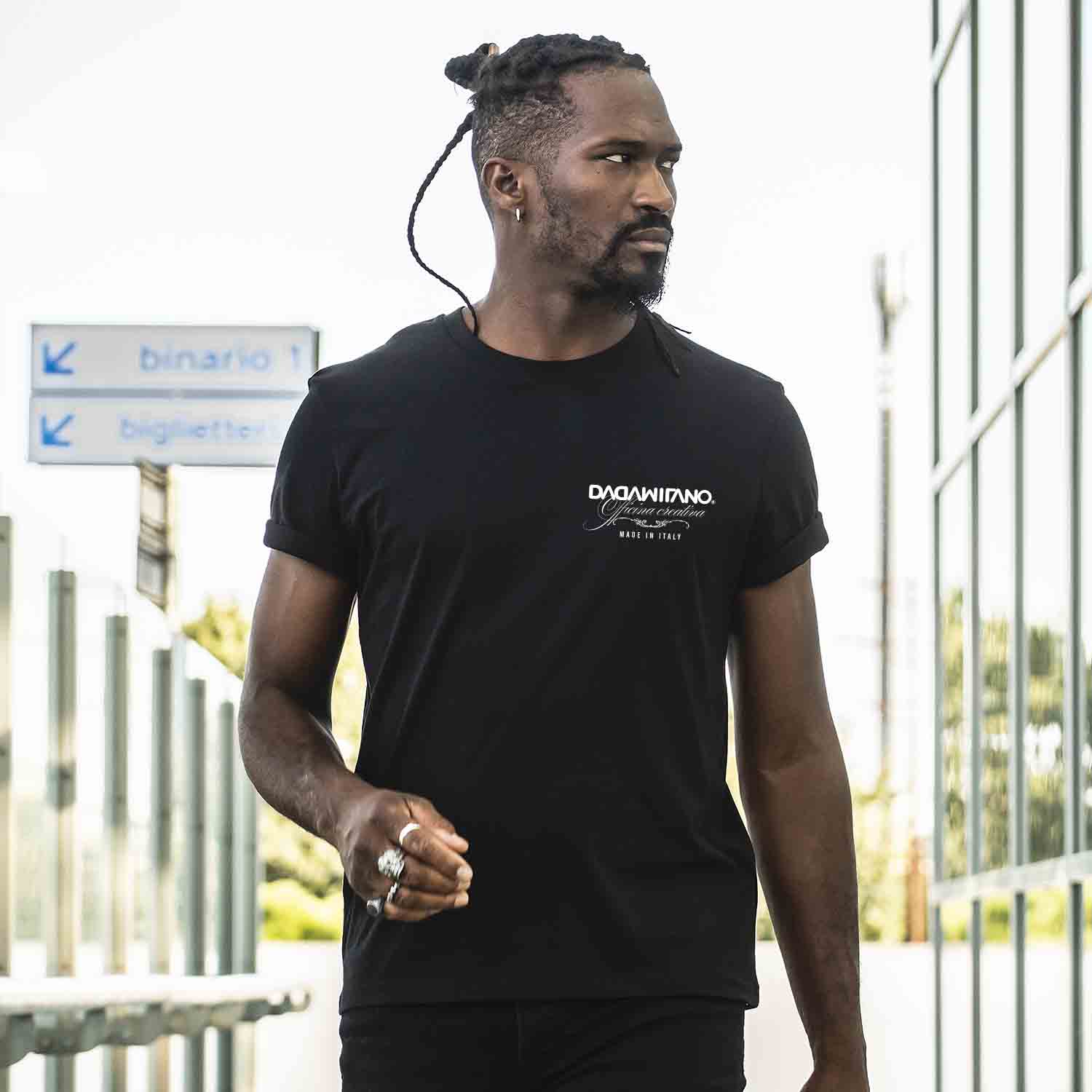 AMBROSIUS - T-Shirt Nera