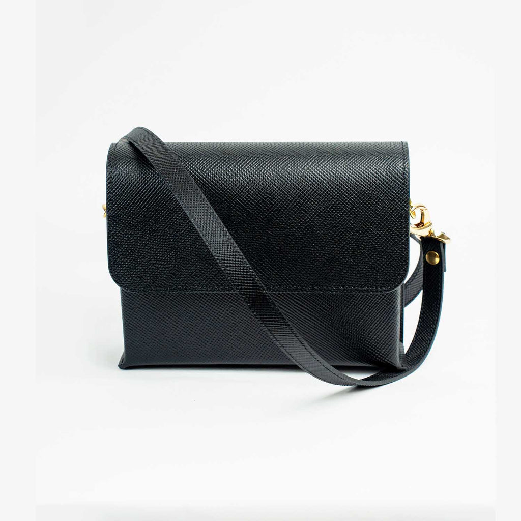MADAMA – Borsa nera con tracolla