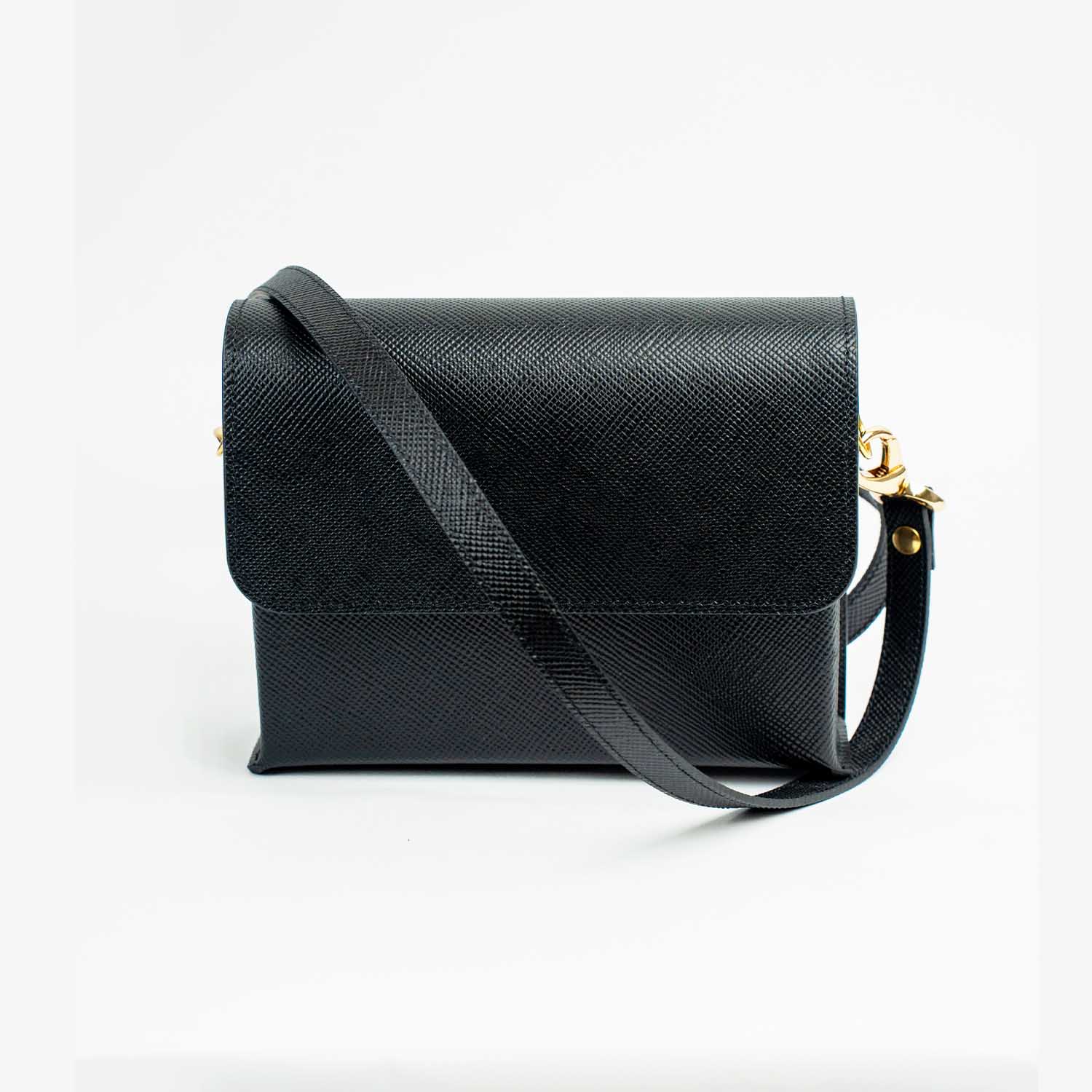 MADAMA – Borsa nera con tracolla