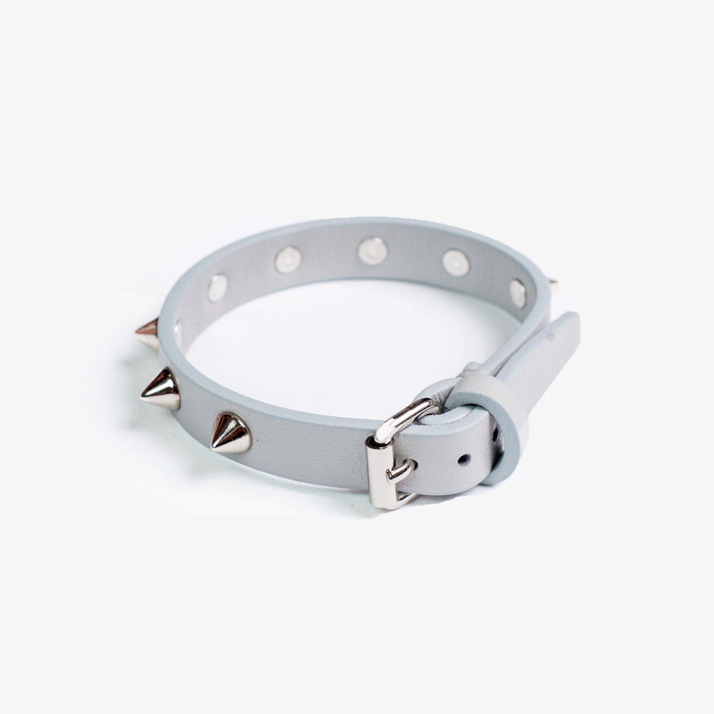 MIKY – Bracciale Grigio Borchiato