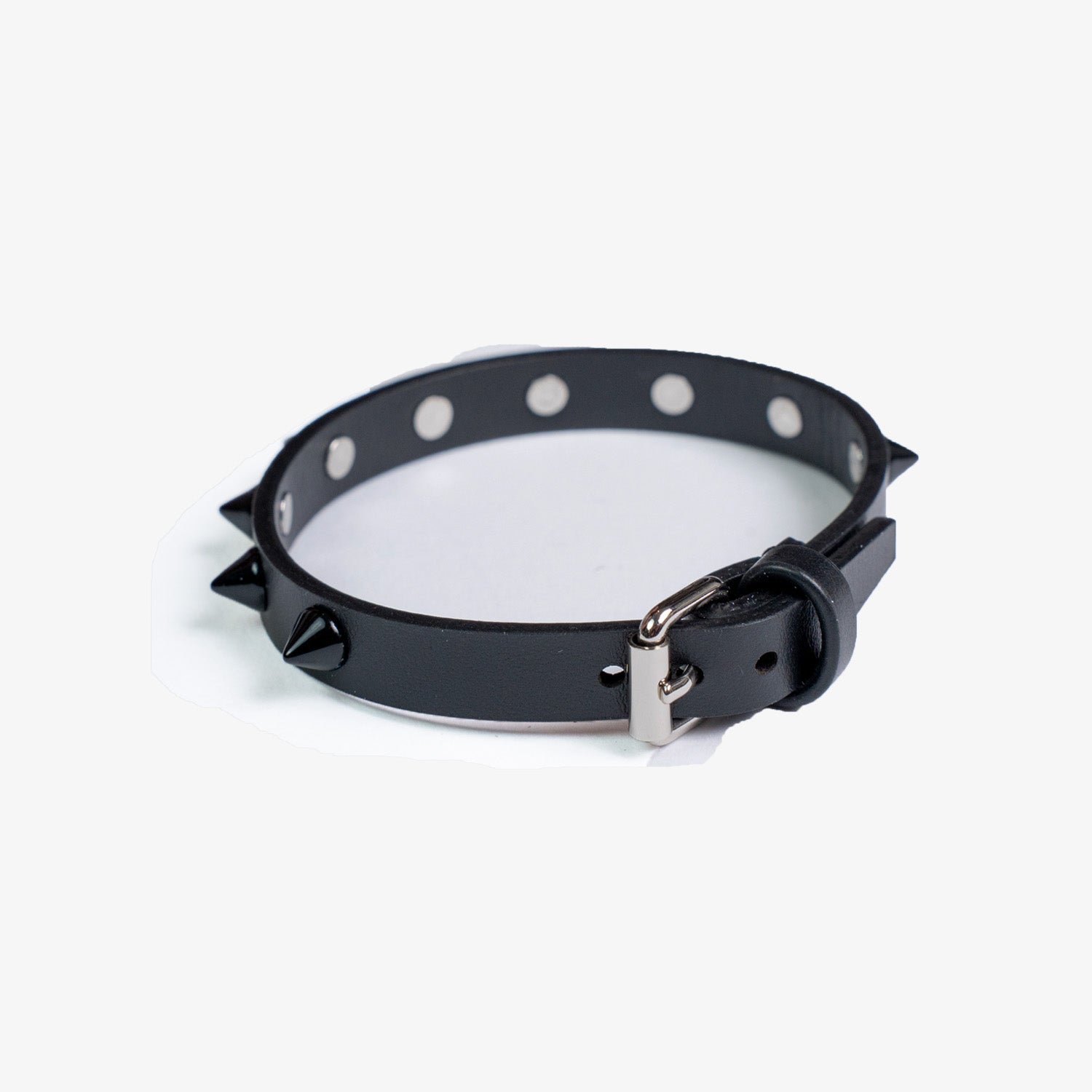 MIKY – Bracciale Nero Borchiato