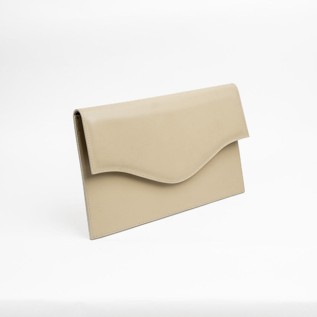 LUISA - Pochette beige a mano