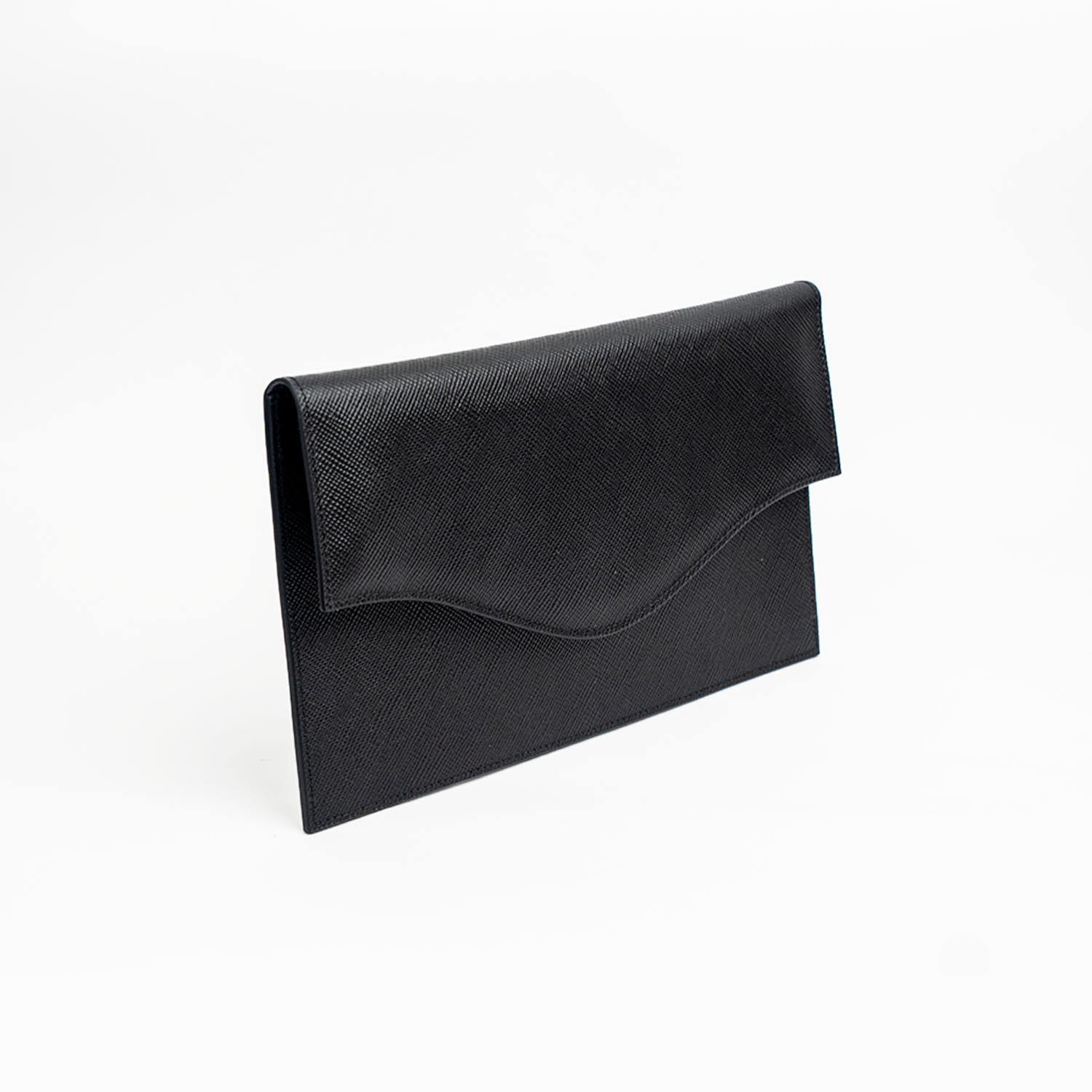 LUISA - Pochette nera a mano