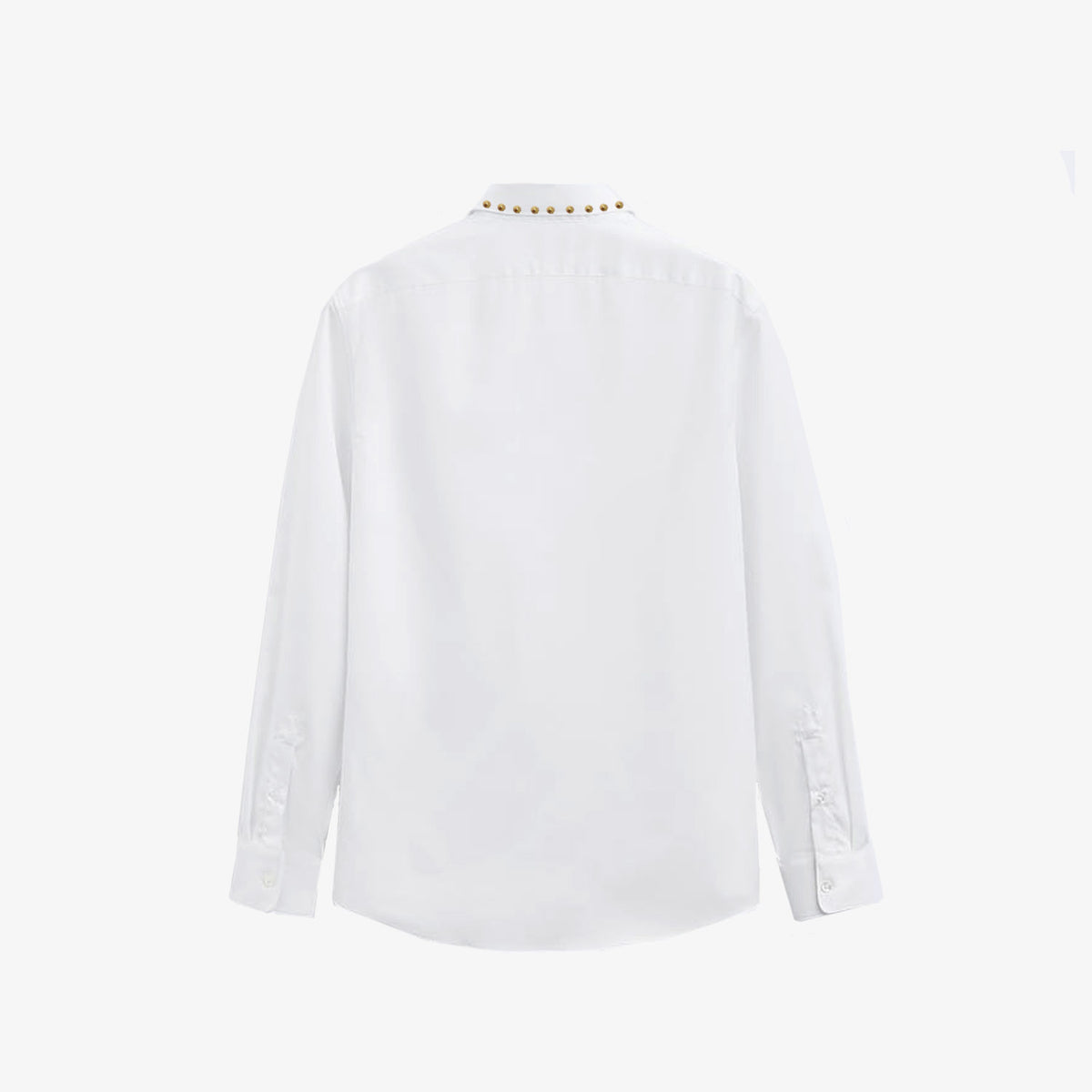 SCALA - Camicia bianca con borchie oro
