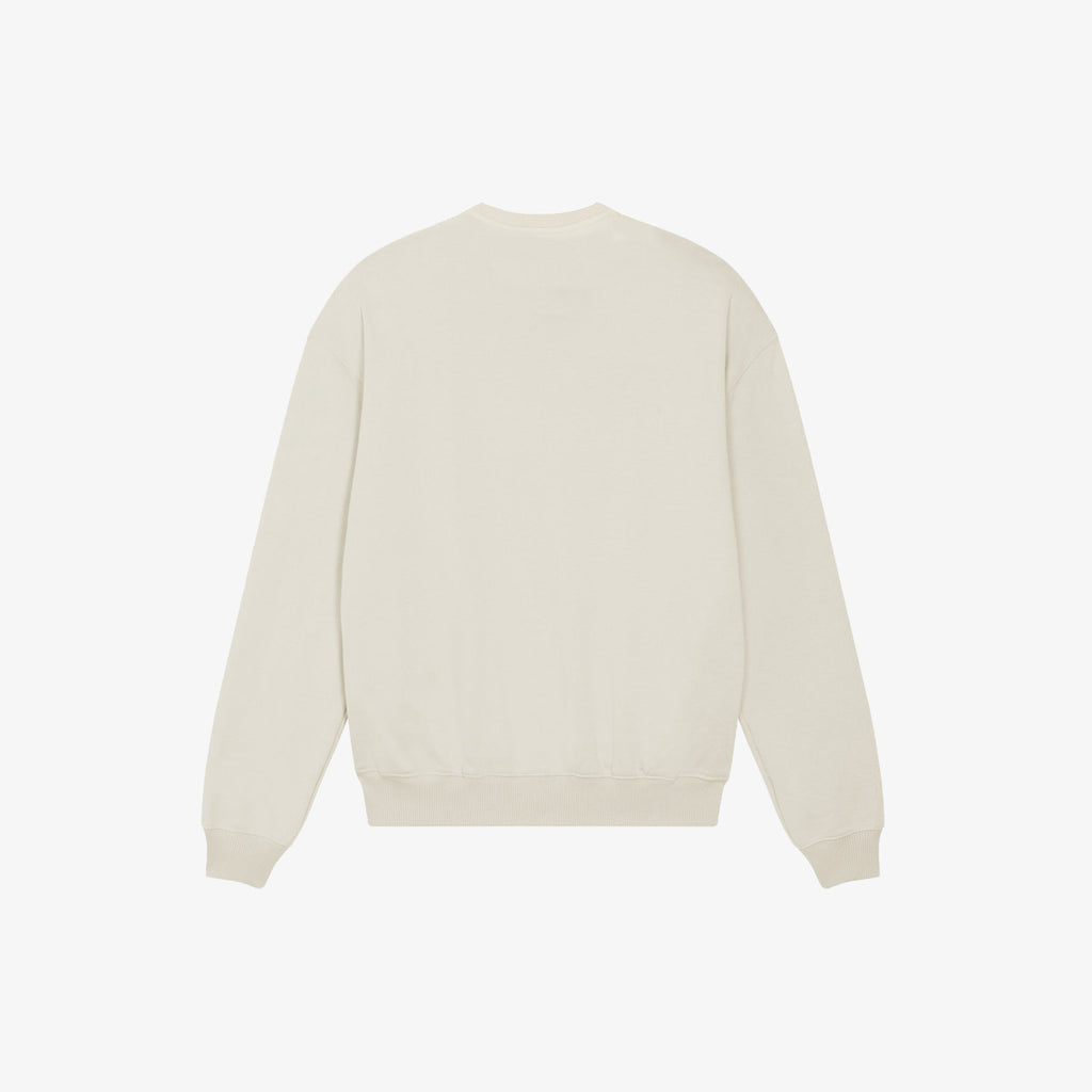 AMBROSIUS - Felpa Girocollo Crema