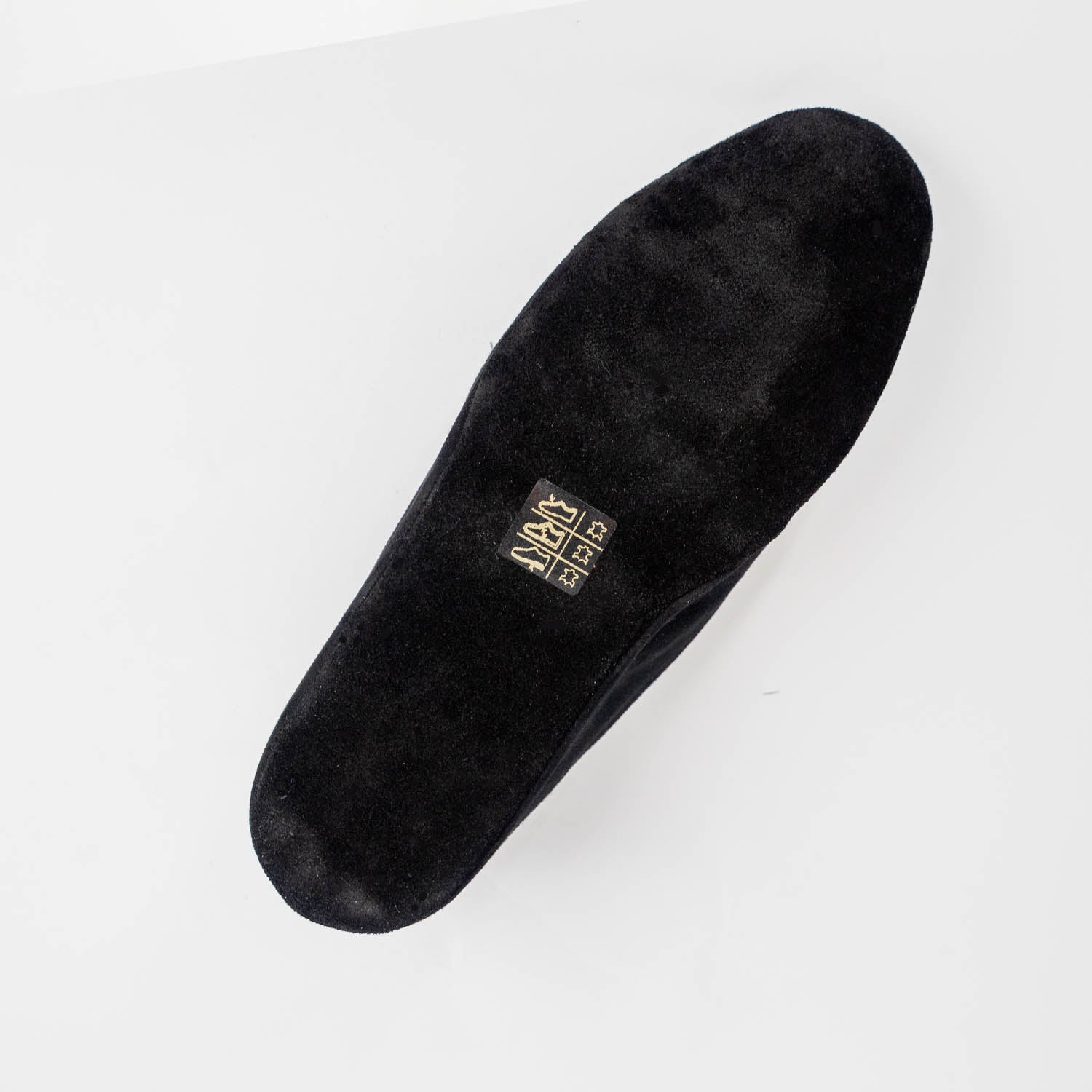NOBILIA – Loafer Nera da Casa in Camoscio