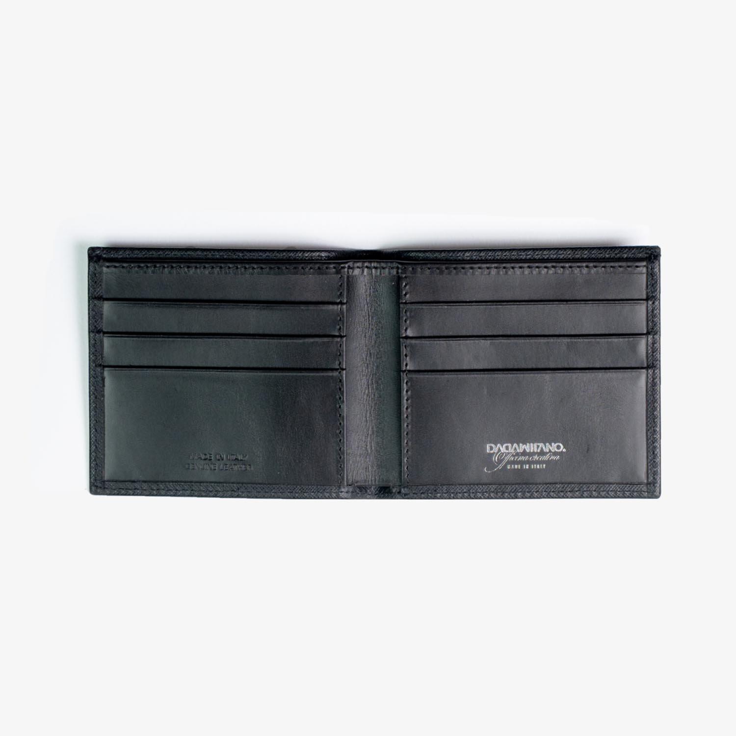 ANTONIO - Portafoglio Nero Borchiato