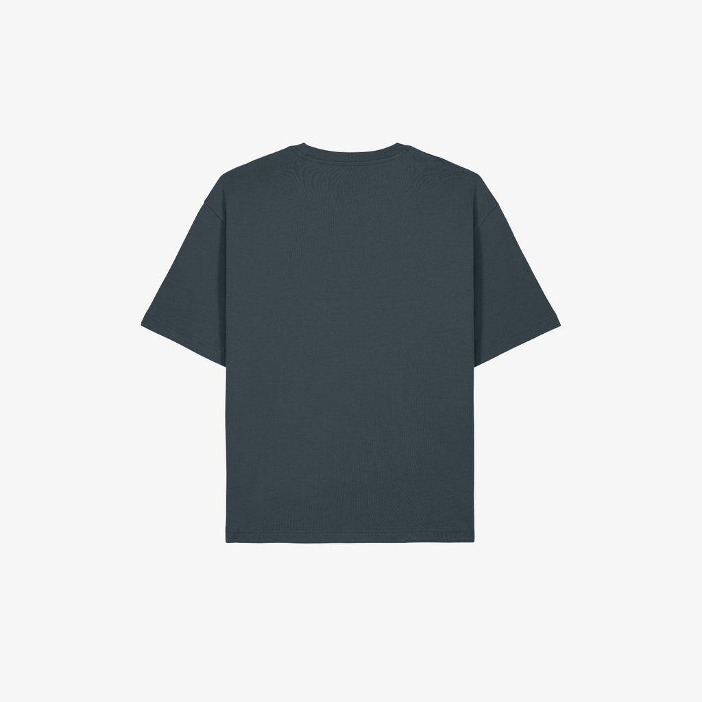 NOLO - T-shirt grigia dipinta a mano