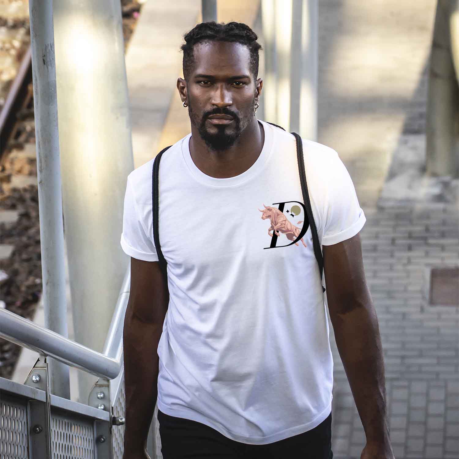 GALLERIA - T-Shirt bianca con stampa