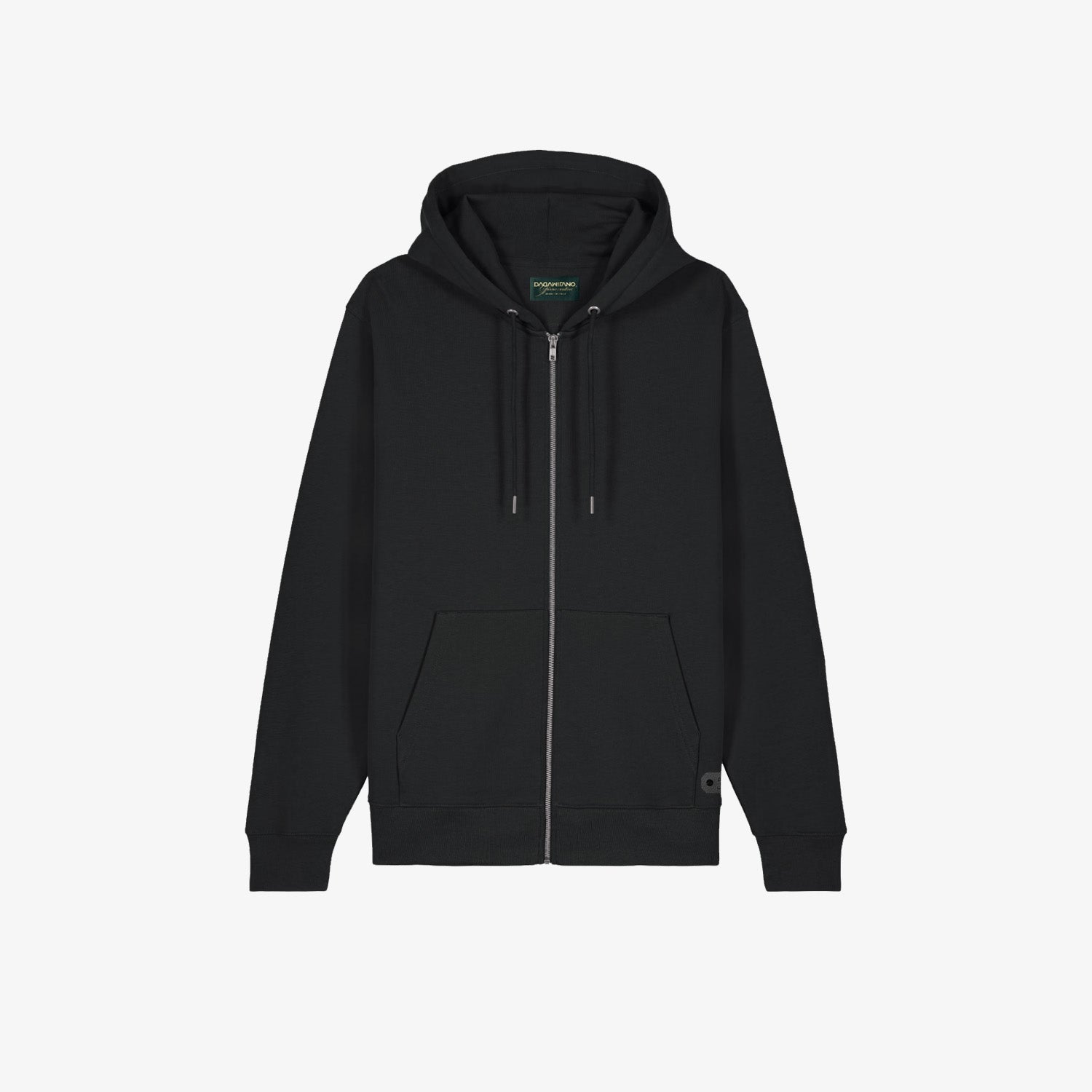 ALAN – Felpa nera con Cappuccio e Zip